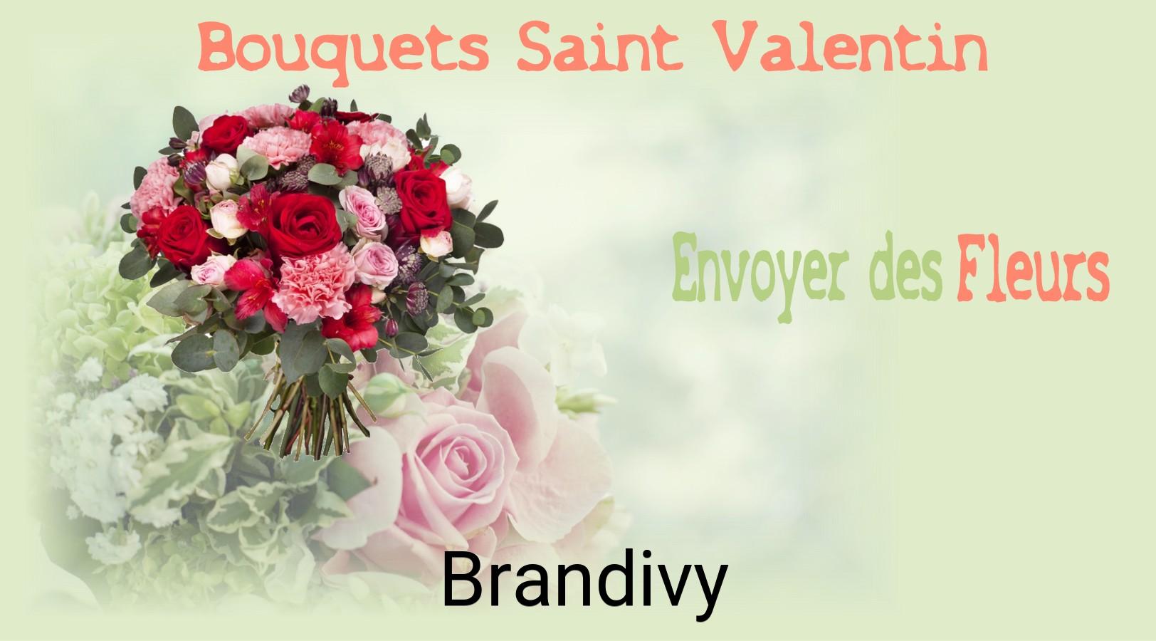 Roses de Saint-Valentin livrées à Brandivy